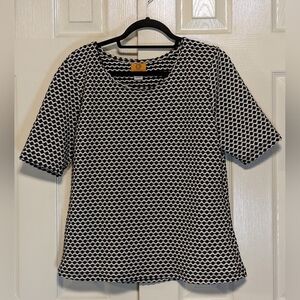 5/$25 Ruby Rd Black/White Top